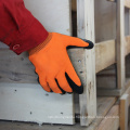 High Visibility Latex Coated Work Gloves Soft Handiness Resistance Comfortable Foam Safety Protective Gloves Manufactures